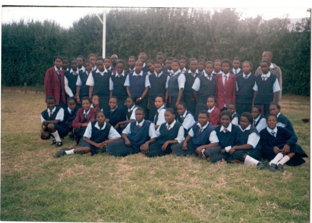 Some of Dr. Hongo's Girls at Coulson Schools, Gilgil receiving free care and education